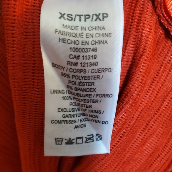 DYNAMITE Red Bodycon Mini Dress Sz. XS - Picture 5 of 5